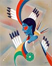 Navajo Artist, Beatin Yazz "Peyote Prayer"